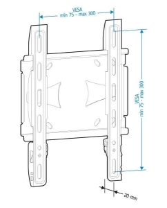 Купить Кронштейн для телевизора Holder LCDS-5045 Black  в E-mobi