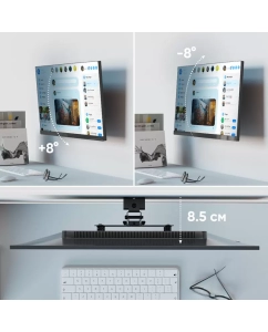 Купить Кронштейн для телевизора 17"-43" ONKRON M3S наклонно-поворотный, чёрный  в E-mobi
