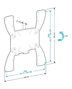 Купить Кронштейн для телевизора Holder LCDS-5058 Black  в E-mobi