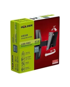 Купить Кронштейн для телевизора Holder LCDS-5063 Black  в E-mobi