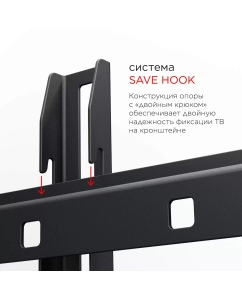 Купить Кронштейн для телевизора Holder LCD-F2608 Black  в E-mobi