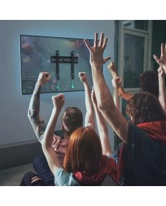 Купить Кронштейн для телевизора 32"-65" ONKRON FM2 фиксированный, чёрный  в E-mobi