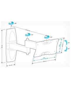 Купить Кронштейн для телевизора Holder LCDS-5064 Black  в E-mobi