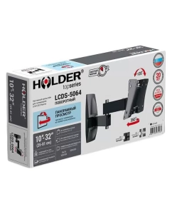 Купить Кронштейн для телевизора Holder LCDS-5064 Black  в E-mobi