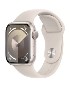 Купить Смарт-часы Apple Watch S9 GPS 41mm Starlight Aluminium Case with Starlight Sport Band S/M в E-mobi