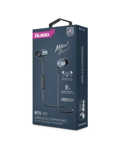 Купить Наушники внутриканальные беспроводные Olmio BTE-05, Bluetooth 5.0, черные в E-mobi