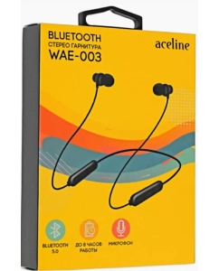Купить Беспроводные наушники AceLine WAE-003 Black в E-mobi