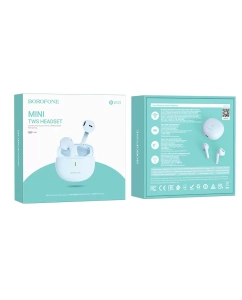 Купить Беспроводные наушники Borofone BW33 Blue  в E-mobi