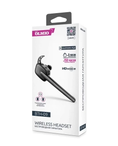 Купить Беспроводные наушники Olmio BTH-09 Black  в E-mobi