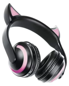 Купить Беспроводные наушники QUMO Party Cat Black в E-mobi