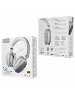 Купить Беспроводные наушники Hoco W35 Silver (9881892)  в E-mobi