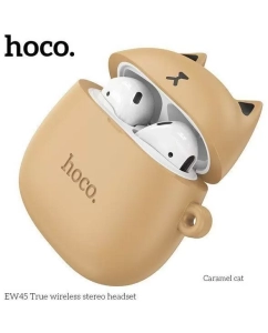 Купить Беспроводные наушники Hoco EW45 TW Cute Cat Beige (H71) в E-mobi