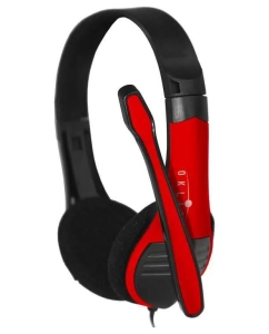 Купить Гарнитура Oklick HS-M150 Black-Red  в E-mobi
