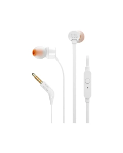 Купить Проводная гарнитура JBL T110, белая в E-mobi