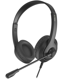 Купить Наушники с микрофоном A4Tech Fstyler FH100i черный 1.8м накладные оголовье (FH100I) в E-mobi