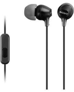 Купить Наушники Sony MDR-EX15AP Black, 3.5 мм, черный (mdr-ex15apb) в E-mobi