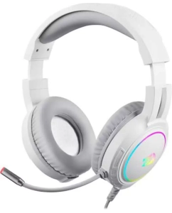 Купить Гарнитура Redragon Mento RGB игровая, 3,5 мм, белая  в E-mobi