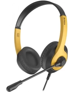 Купить Игровые наушники A4Tech Fstyler FH100U желтый, черный в E-mobi