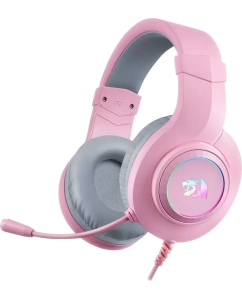 Купить Гарнитура Redragon Hylas игровая, проводная, RGB, USB+3,5мм, розовая в E-mobi