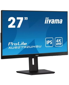 Купить 27" Монитор iiyama ProLite XUB2792UHSU-B5 черный 60Hz 3840x2160 IPS  в E-mobi