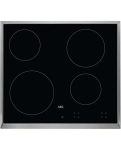 Купить Встраиваемая варочная панель электрическая AEG HK624000XB черный в E-mobi