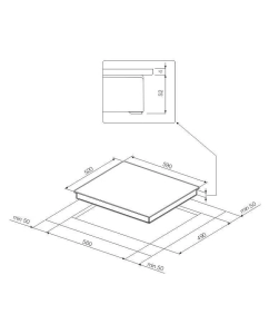 Купить Встраиваемая варочная панель индукционная Graude IK 60.0 KEL бежевый  в E-mobi
