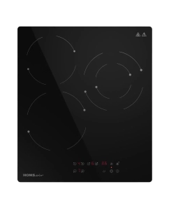 Купить Встраиваемая варочная панель электрическая HOMSair HVC43DBK черный в E-mobi