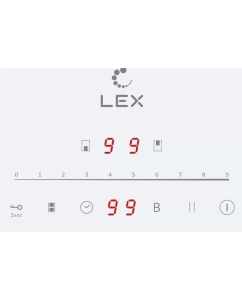 Купить Встраиваемая варочная панель индукционная LEX EVI 321A WH белый  в E-mobi