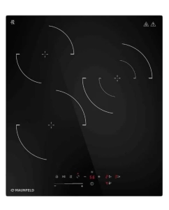 Купить Встраиваемая варочная панель электрическая MAUNFELD CVCE453SDBK черный в E-mobi
