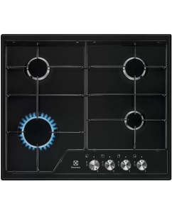 Купить Встраиваемая варочная панель газовая Electrolux EGS6424K черный в E-mobi