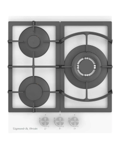 Купить Встраиваемая варочная панель газовая Zigmund & Shtain M 26.4 W белый в E-mobi