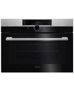 Купить Встраиваемый электрический духовой шкаф AEG KMK968000M черный в E-mobi