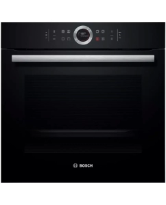 Купить Встраиваемый электрический духовой шкаф Bosch HBG633NB1 черный, серебристый в E-mobi