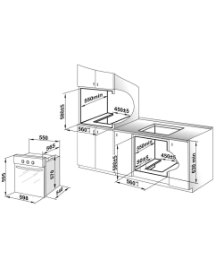 Купить Встраиваемый газовый духовой шкаф GEFEST ДГЭ 601-02 Н7 серебристый  в E-mobi