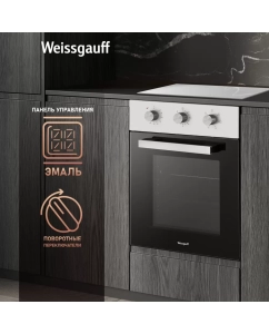 Купить Встраиваемый электрический духовой шкаф Weissgauff EOY 456 WM белый  в E-mobi