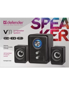Купить Колонки компьютерные Defender V11 Black (65111)  в E-mobi