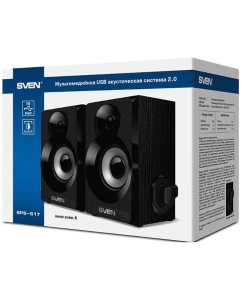 Купить Колонки компьютерные Sven SPS-517 Black (SV-016180)  в E-mobi