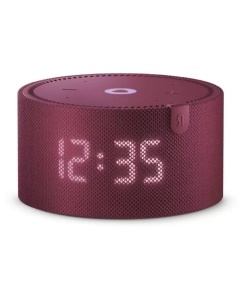 Купить Умная колонка Яндекс Станция Мини Новая  - с Алисой, с часами, Красный Гранат (YNDX-00020R) в E-mobi