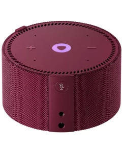 Купить Умная колонка Яндекс Станция Мини Новая  - с Алисой, с часами, Красный Гранат (YNDX-00020R)  в E-mobi