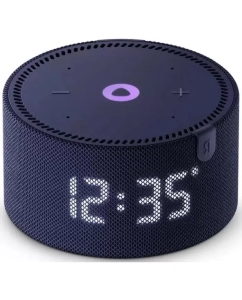 Купить Умная колонка Яндекс Станция Мини Новая  - с Алисой, с часами, Синий Сапфир (YNDX-00020B)  в E-mobi