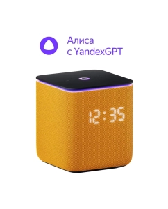 Купить Умная колонка Яндекс Станция Миди - с Алисой, с Zigbee оранжевая в E-mobi