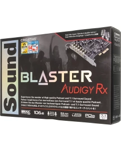 Купить Звуковая карта PCI-E Creative Audigy RX,  7.1, Ret 70sb155000001  в E-mobi