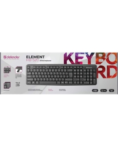 Купить Клавиатура Defender Element HB-520 Black (45522)  в E-mobi