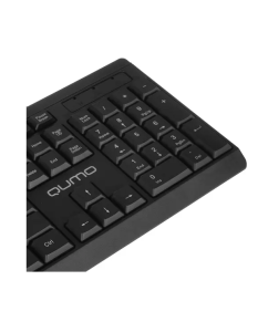 Купить Проводная клавиатура QUMO Office Element К65 черный (32973)  в E-mobi
