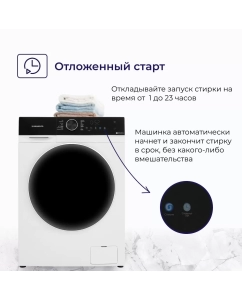 Купить Стиральная машина DELVENTO VHS701 белый  в E-mobi
