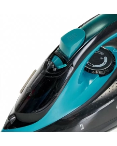 Купить Утюг Delta LUX DE-3000 черный, бирюзовый  в E-mobi