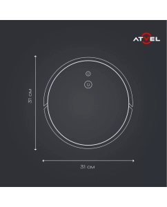 Купить Робот-пылесос Atvel R80 Base черный  в E-mobi