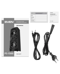 Купить Портативная колонка Sven PS-1500 Black  в E-mobi