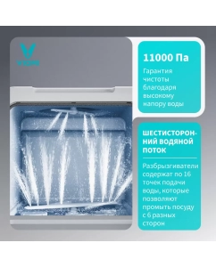 Купить Посудомоечная машина Viomi Smart Dishwasher белый  в E-mobi