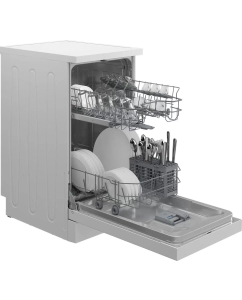 Купить Посудомоечная машина HOTPOINT HFS 1C57,  узкая, напольная, 44.8см, загрузка 10 комплектов,  в E-mobi